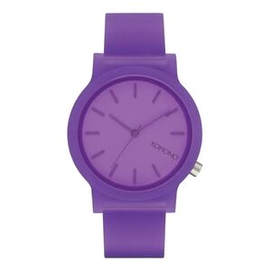 Komono Watch Mono Purple Glow Silicone Needs Battery